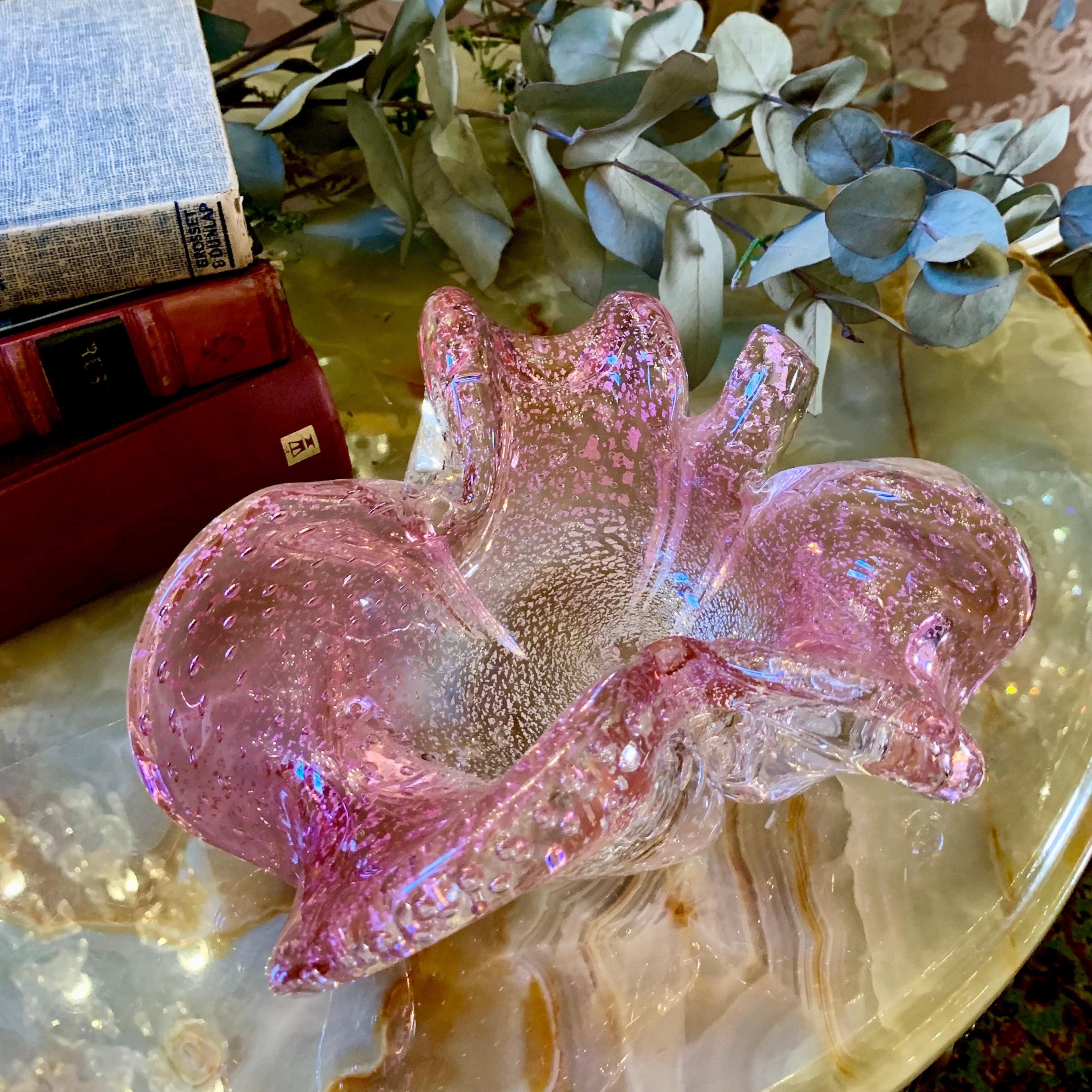 Sweet Subtle Pink Murano Ashtray