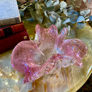 Sweet Subtle Pink Murano Ashtray