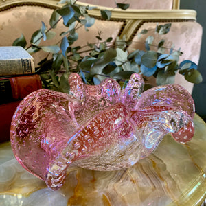 Sweet Subtle Pink Murano Ashtray