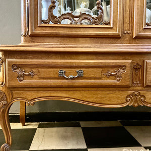 Antique French Oak Display Unit