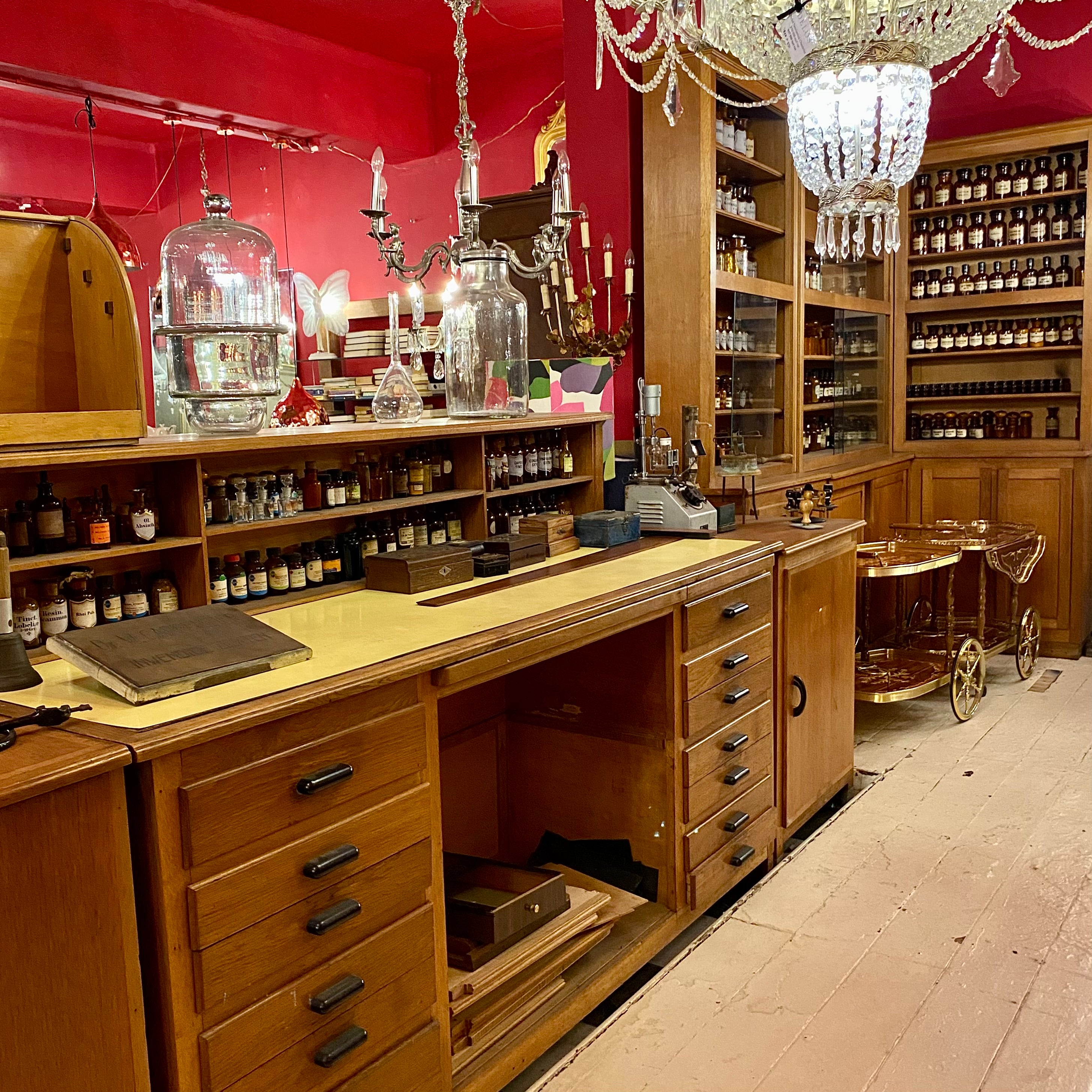 A Very Special and Rare Antique Pharmacy