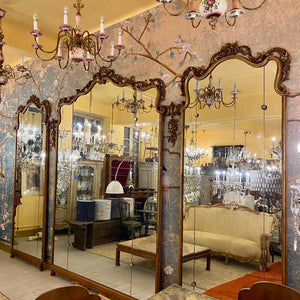 Incredible Antique Italian Ballroom Mirrors