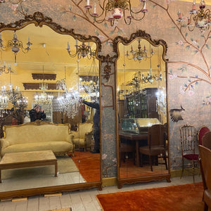 Incredible Antique Italian Ballroom Mirrors