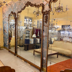 Incredible Antique Italian Ballroom Mirrors