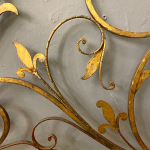 Antique French Gilt Headboard