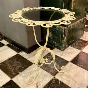 Wrought Iron Side Table