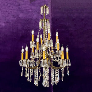 An Incredible Antique Gasolier Chandelier