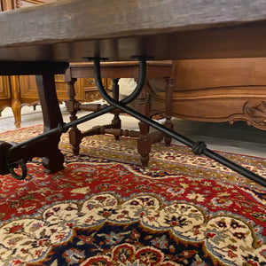 Large Antique Oak Coffee Table