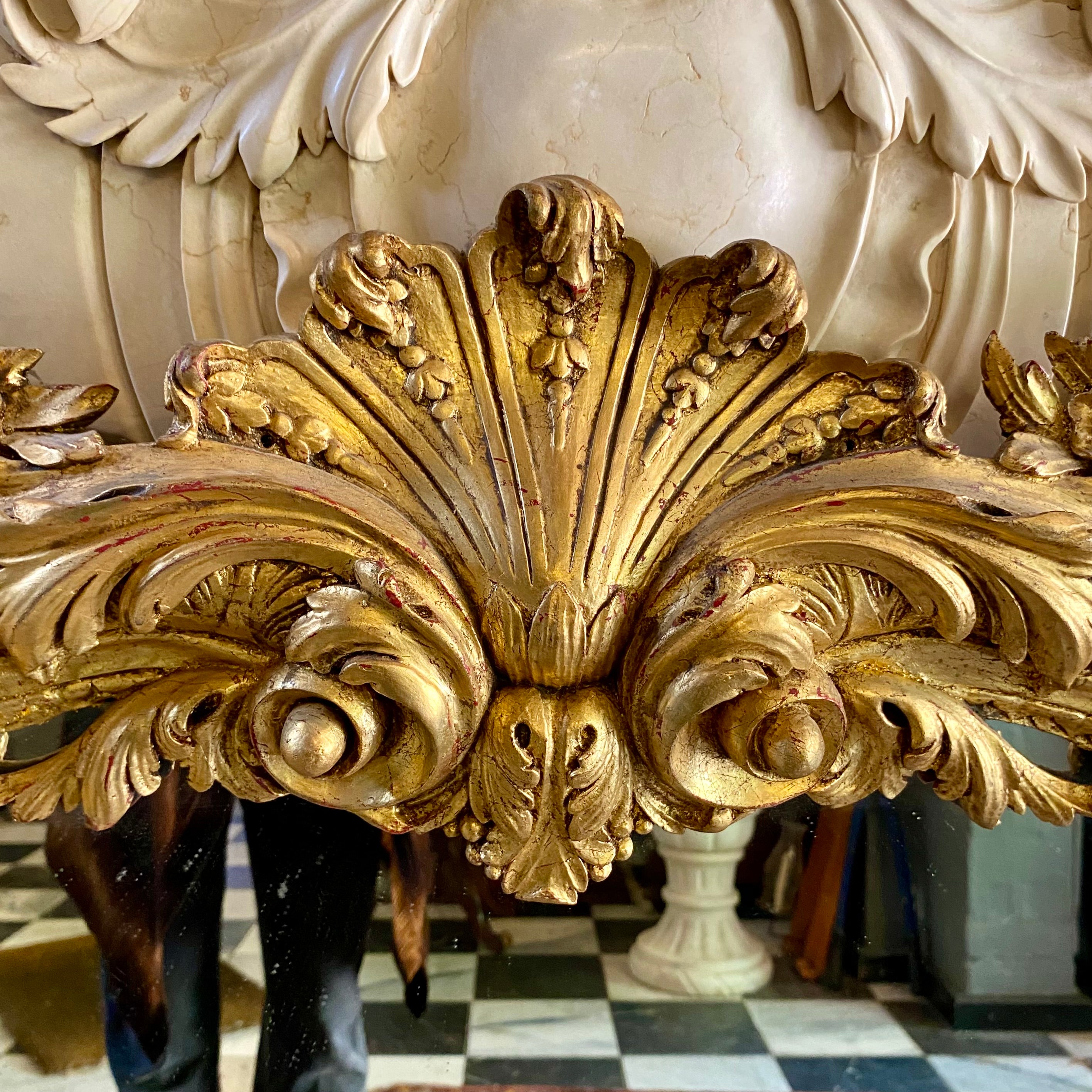 Gorgeous Antique Gilt French Mirror