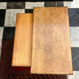 Antique Oak Nesting Stools - SOLD