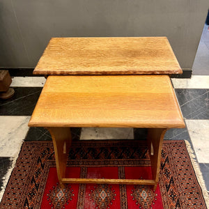 Antique Oak Nesting Stools - SOLD