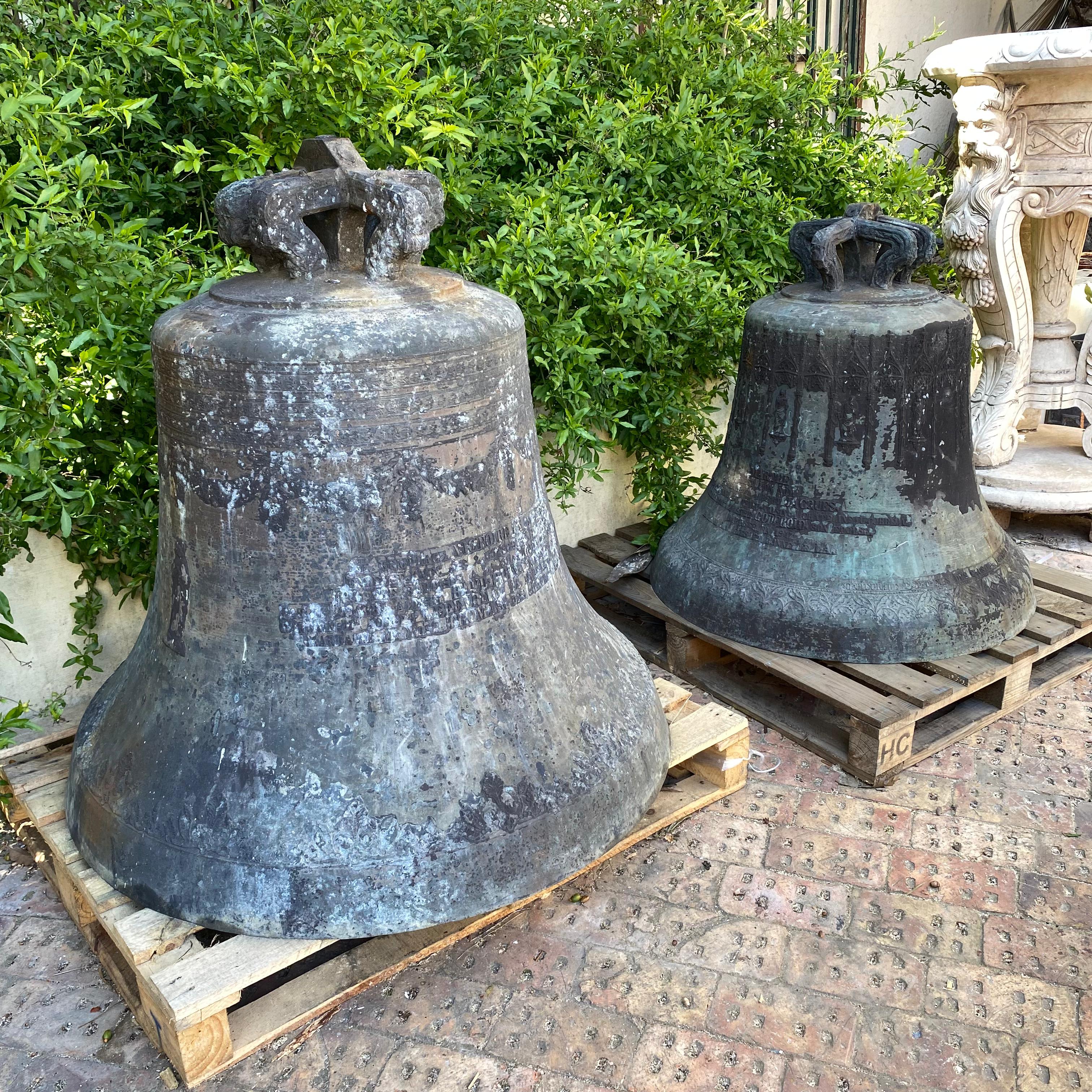 Antique Bronze Church Bells - Four Sizes Available