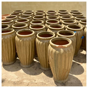 Mustard Terracotta Pots