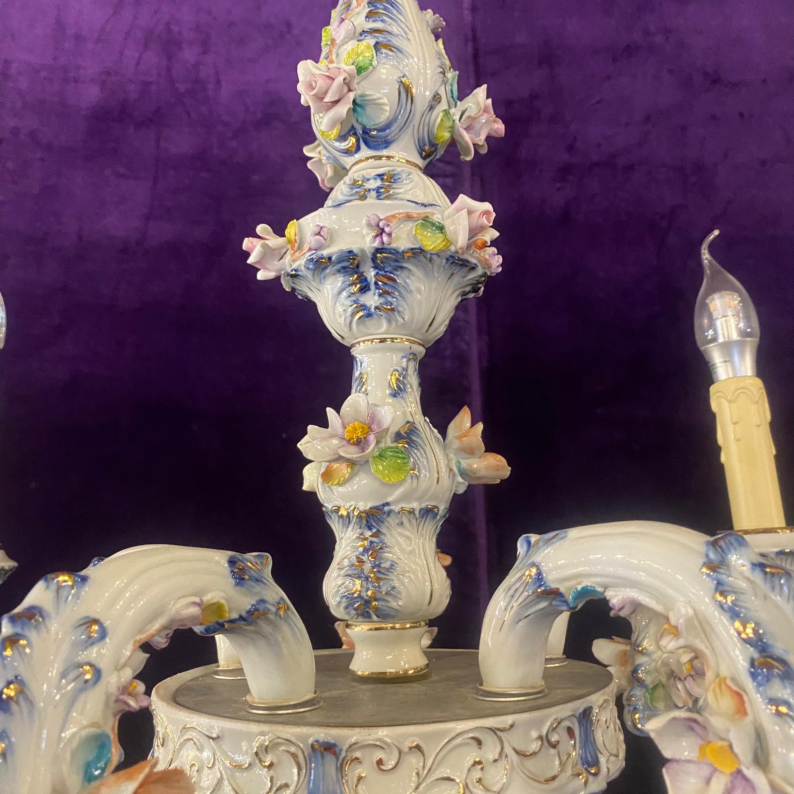 Beautiful Antique Porcelain Chandelier