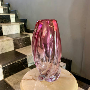 Stunning Pink Murano Glass Vases