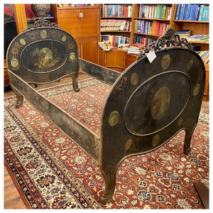 Hand Painted Antique French Bed - SOLD