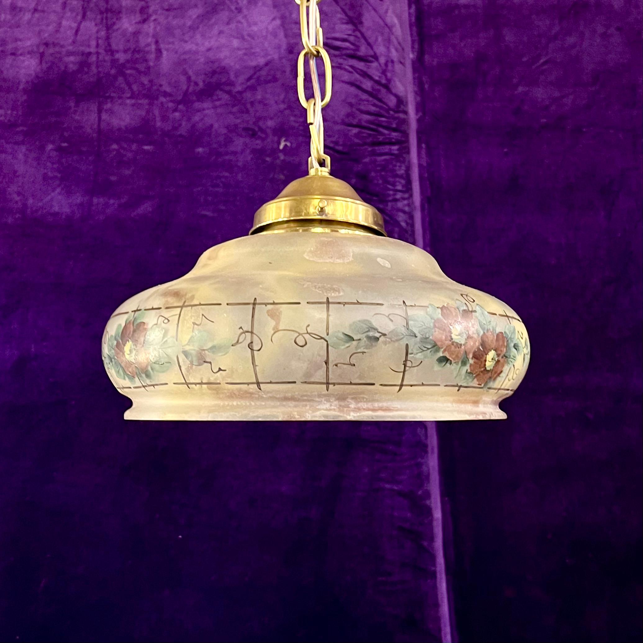 A Precious Vintage Glass Pendant - SOLD