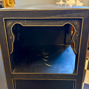 Chinese Lacquer Cabinet with Hardstone Detail, Mid-20th Century - SOLD