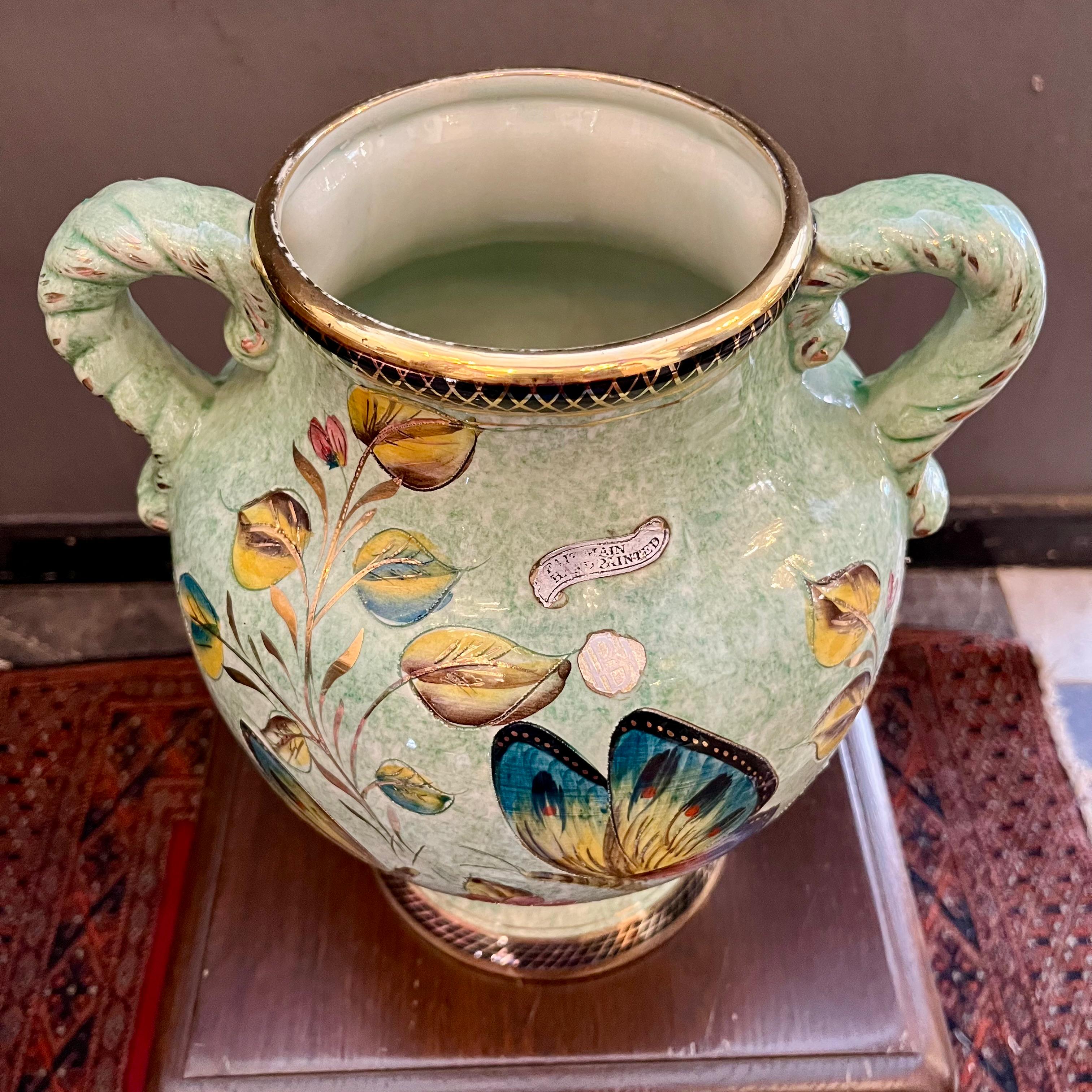 Pretty Vintage Butterfly Vase