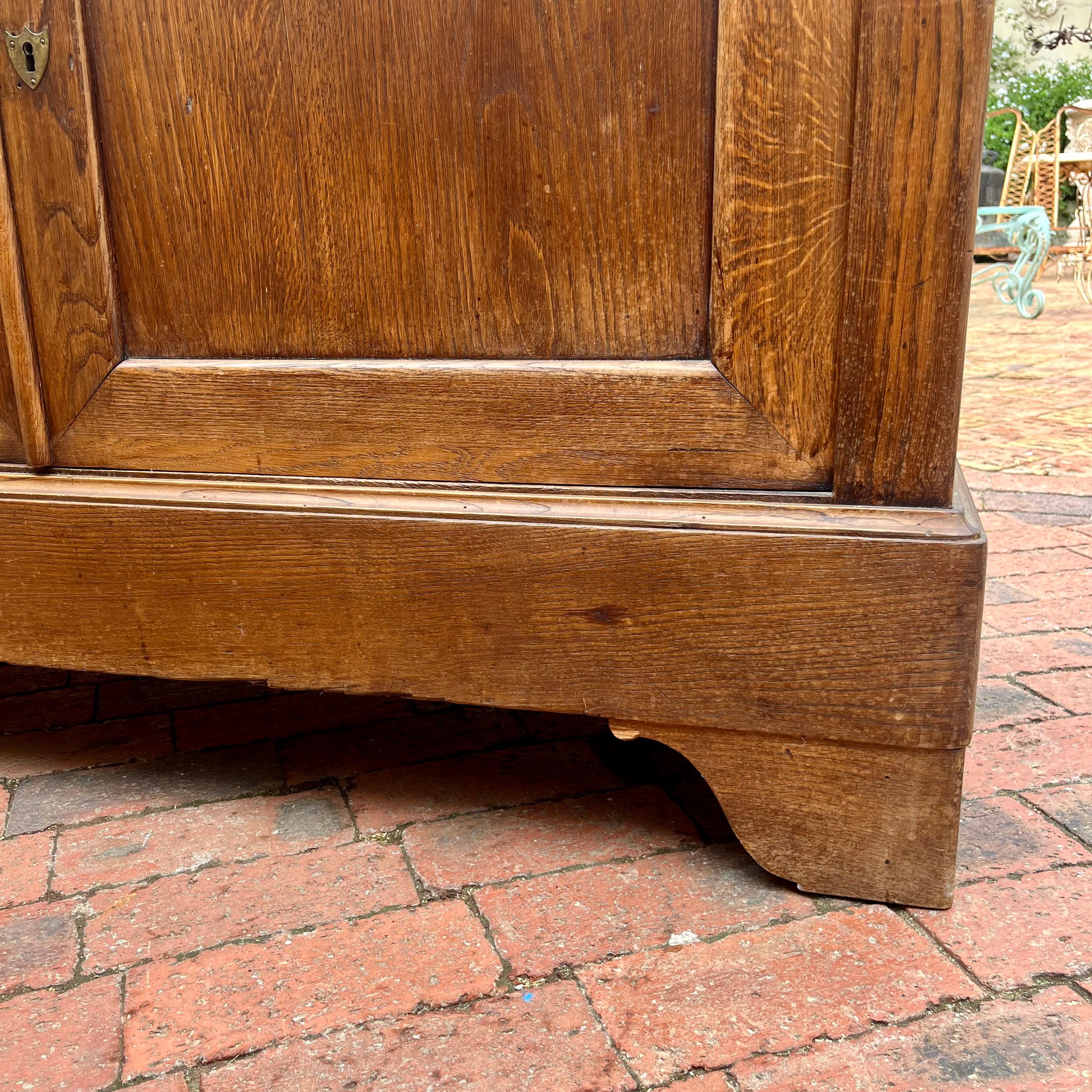 Antique French Oak Display Cabinet, Early 20th Century