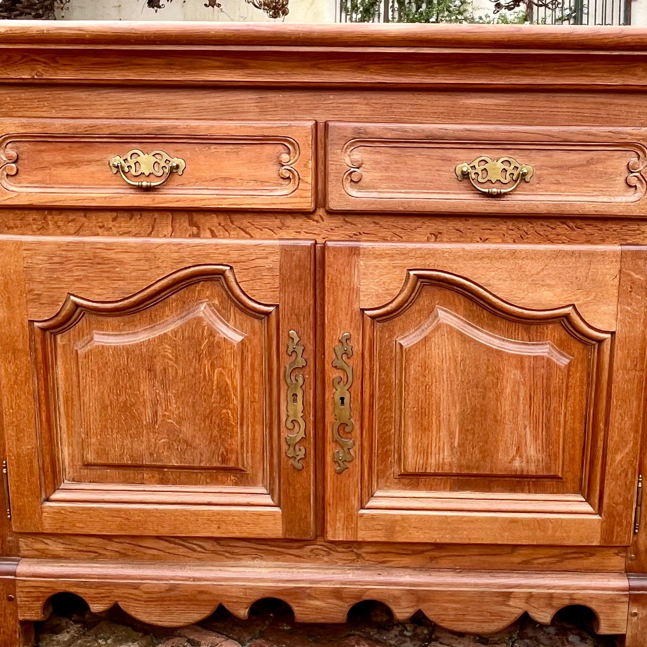 Antique French Oak Sideboard, Early 20th Century - SOLD