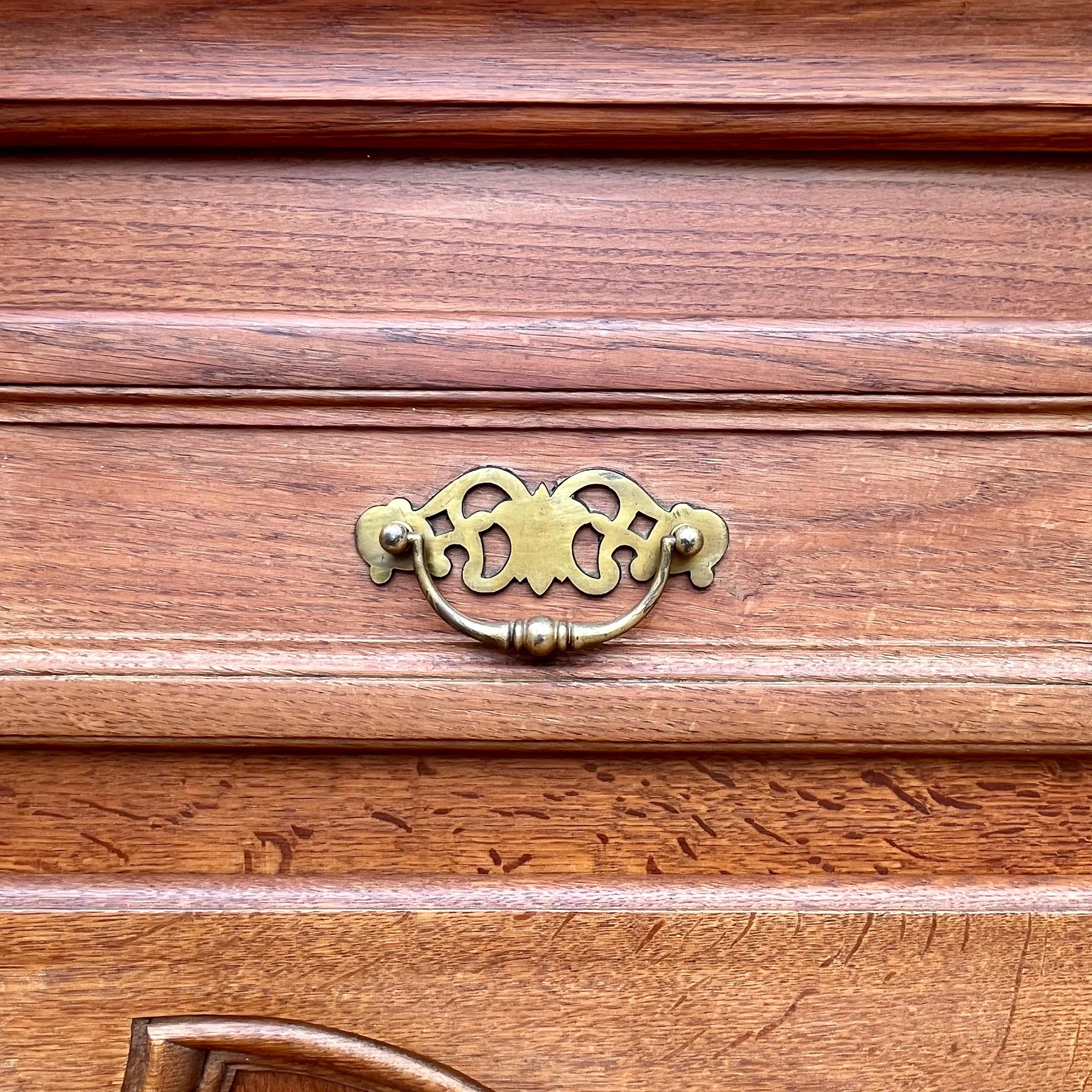 Antique French Oak Sideboard, Early 20th Century - SOLD