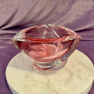 Beautiful Rose Pink Murano Glass Ashtray