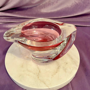 Sweet Pink Murano Ashtray