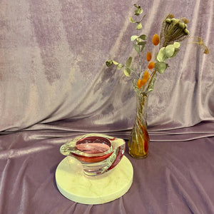 Sweet Pink Murano Ashtray