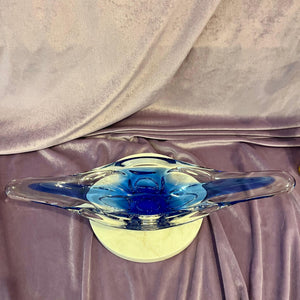 Beautiful Vivid Blue Murano Dish