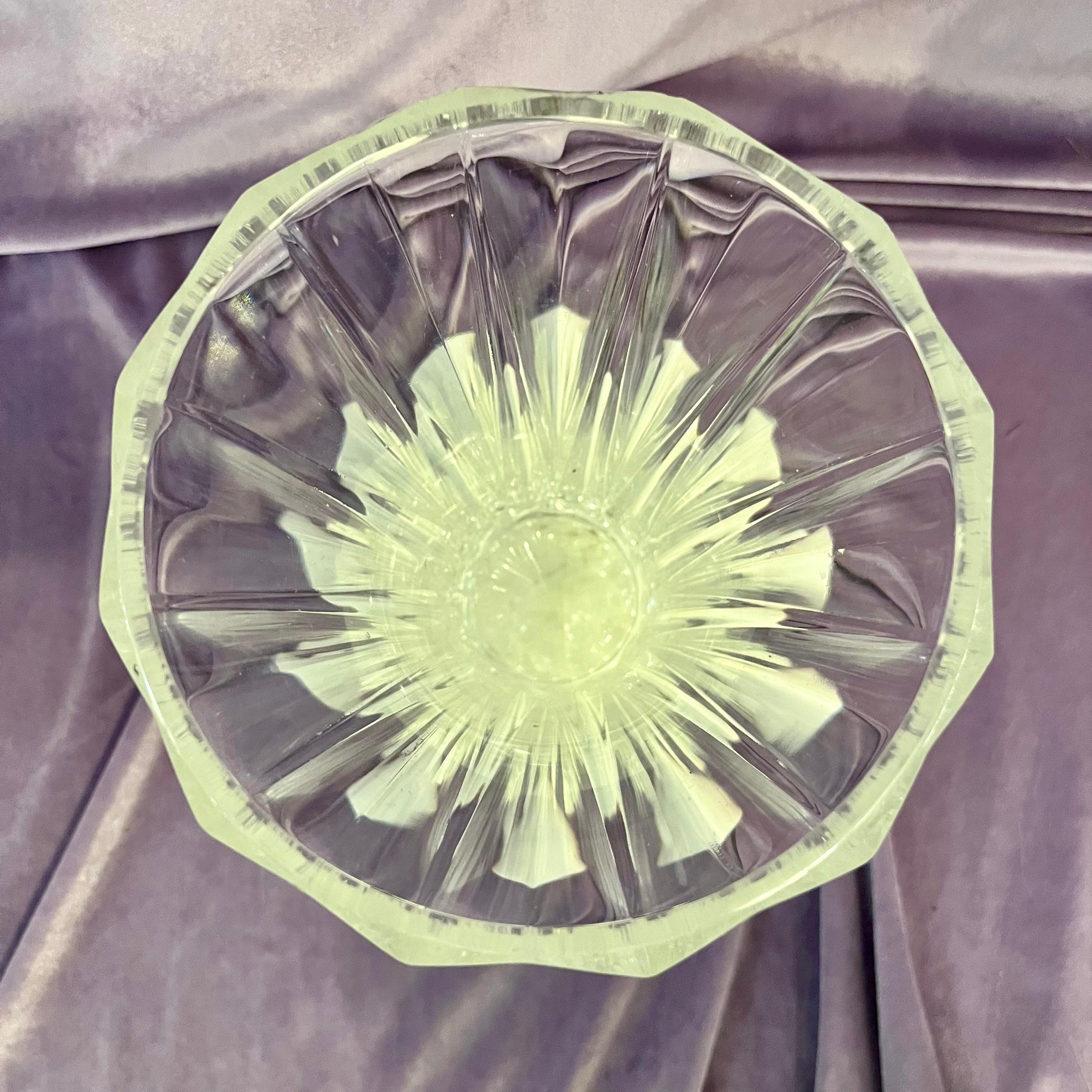 Vintage Cut Crystal Trumpet Vase - SOLD