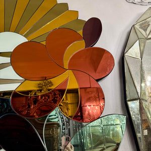 Coloured Mirror in an Image of a Sunset