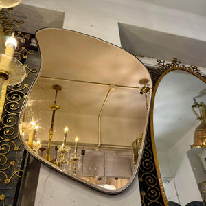 Unusual Contemporary Rose Gold Mirror