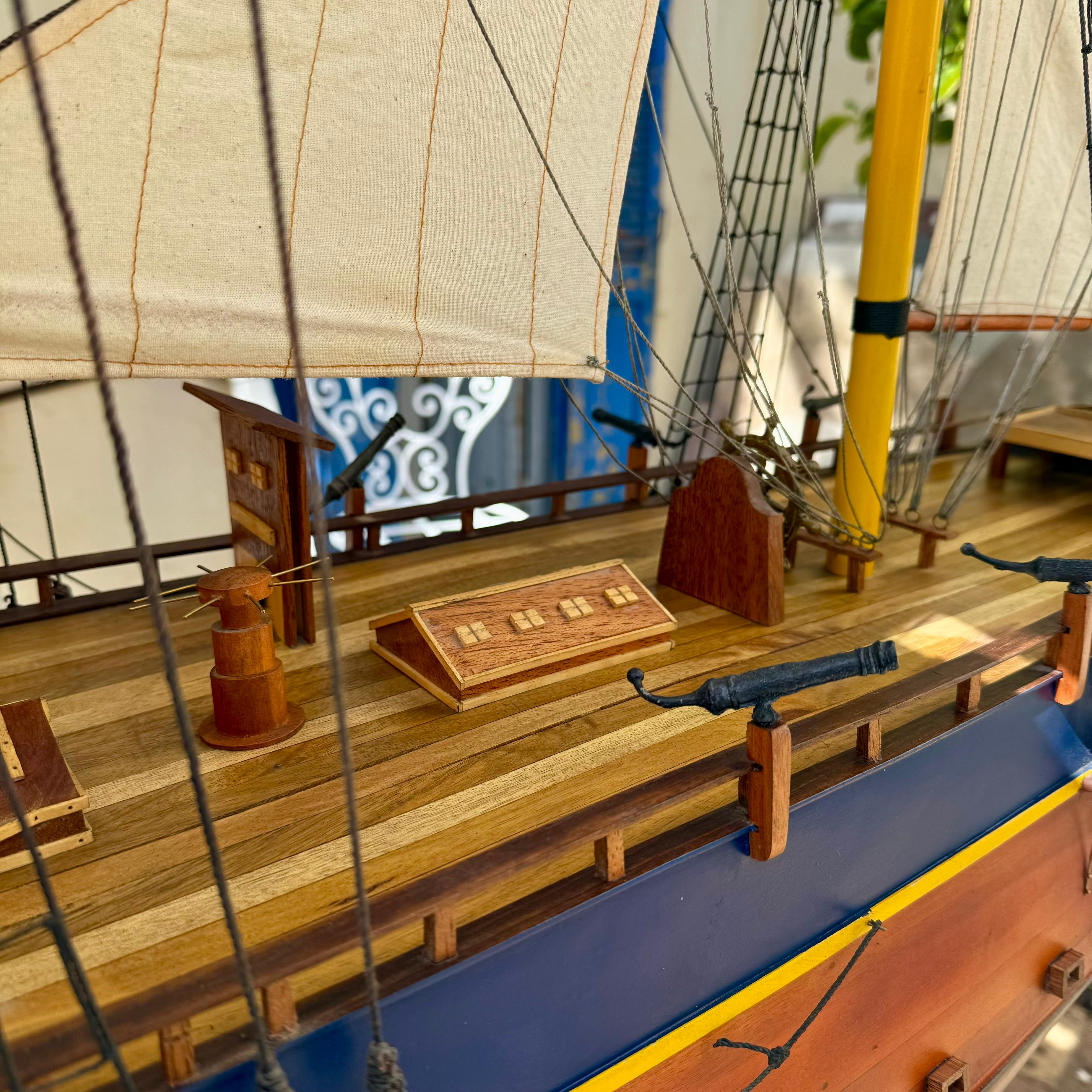 Large Vintage Endeavor Model Ship - SOLD