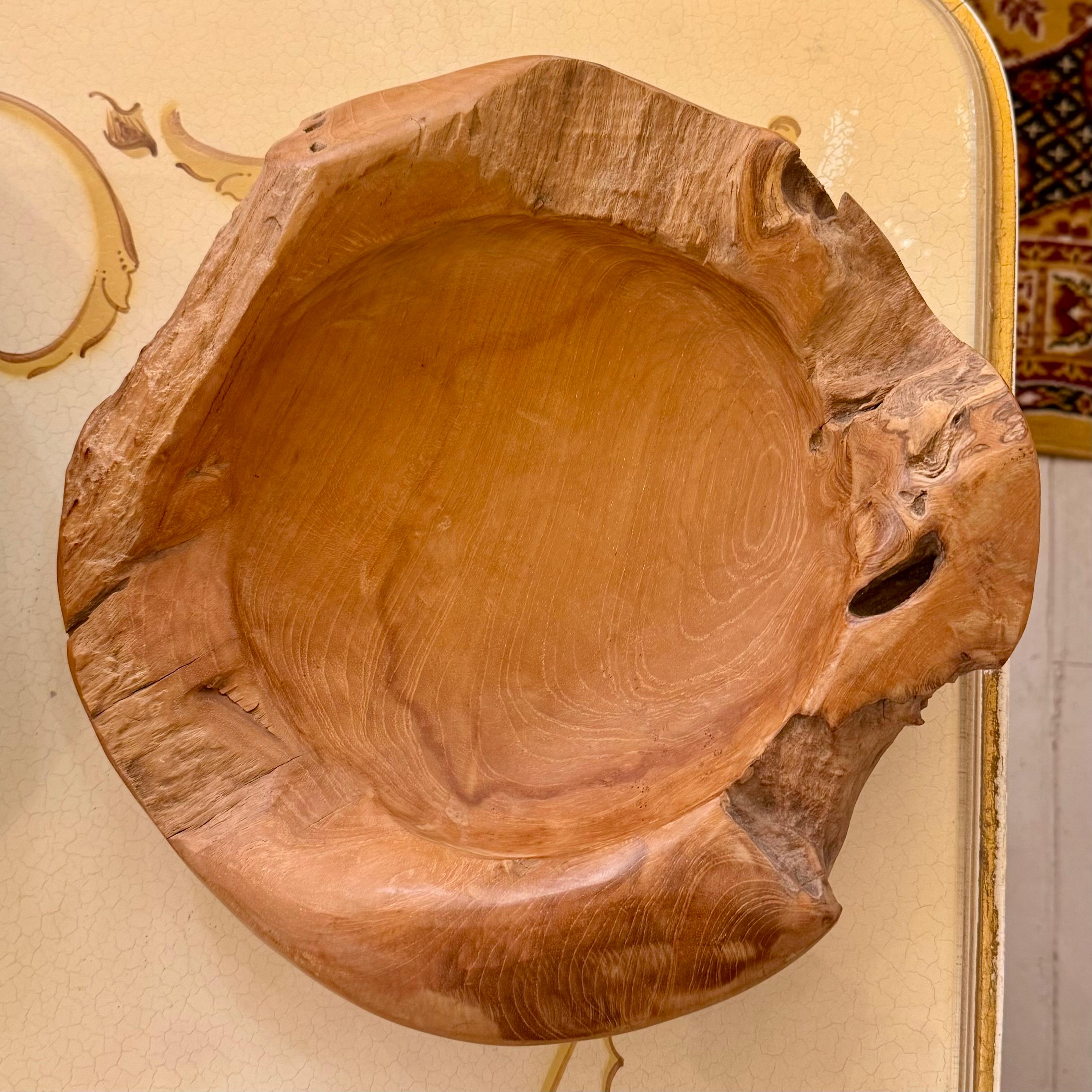 Assortment of Organically Carved Wooden Bowls