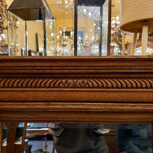Antique Oak Mirror