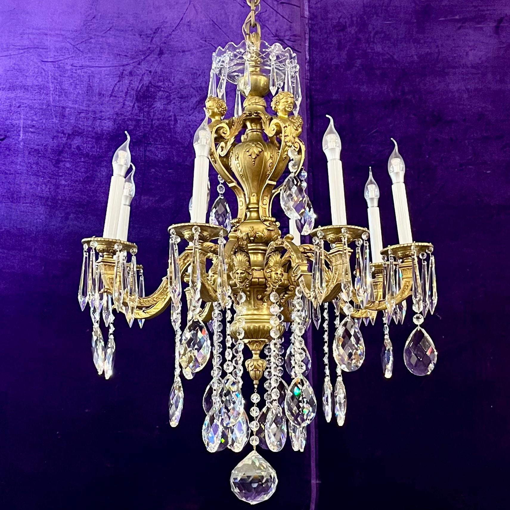 Antique French Mazarine Chandelier