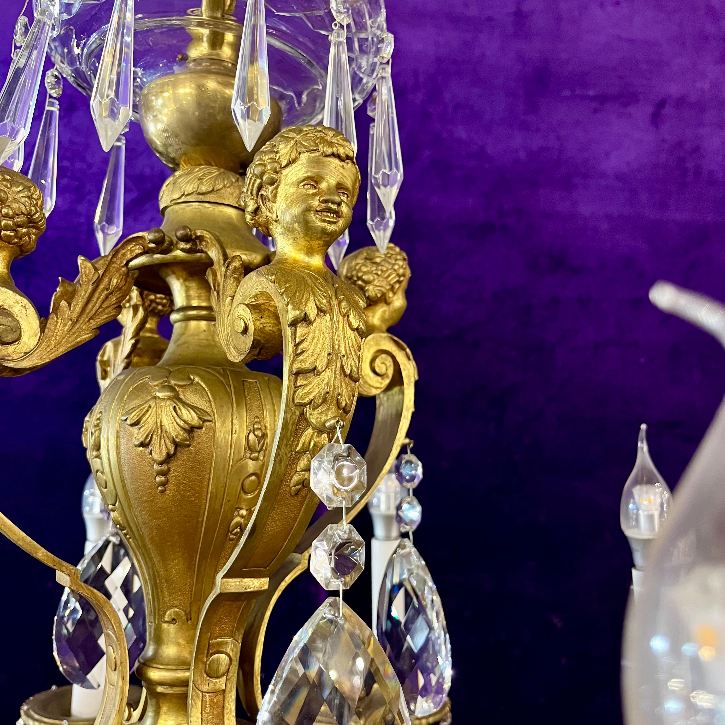Antique French Mazarine Chandelier