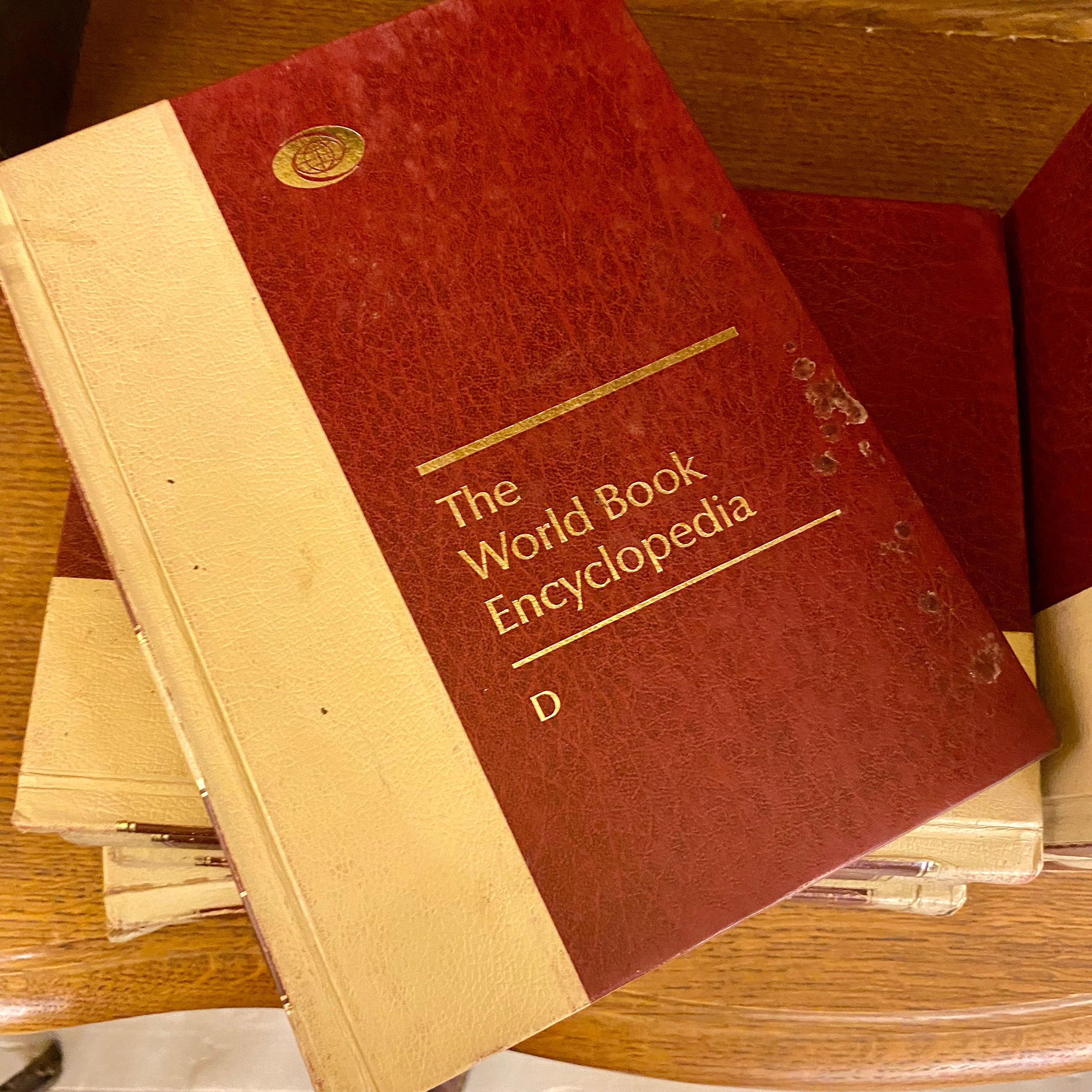 A Set of Vintage World Book Encyclopedias