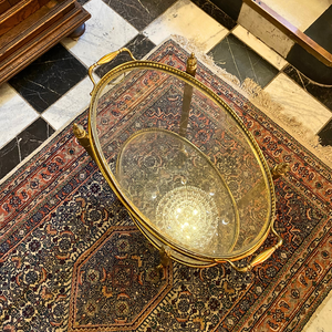 Vintage Brass Drinks Trolley - SOLD