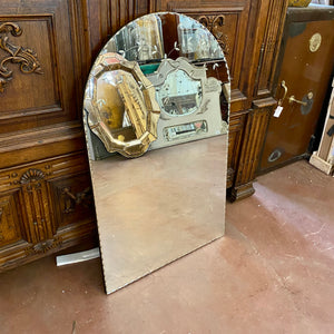 Pretty Arched Mirror with Etched Details