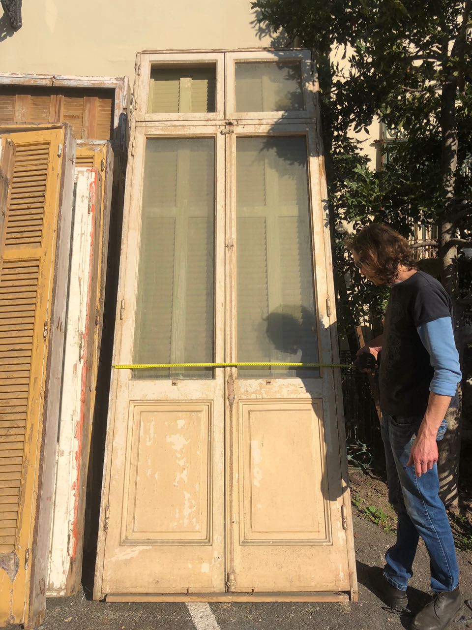 Salvaged Shutter Doors