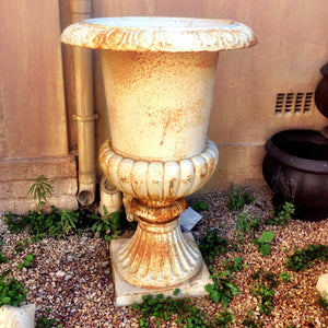 Classic Tall Cast Iron Urn