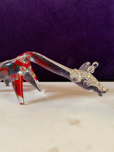 Unusual Murano Glass Giraffe