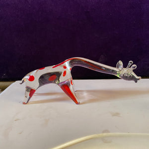 Unusual Murano Glass Giraffe