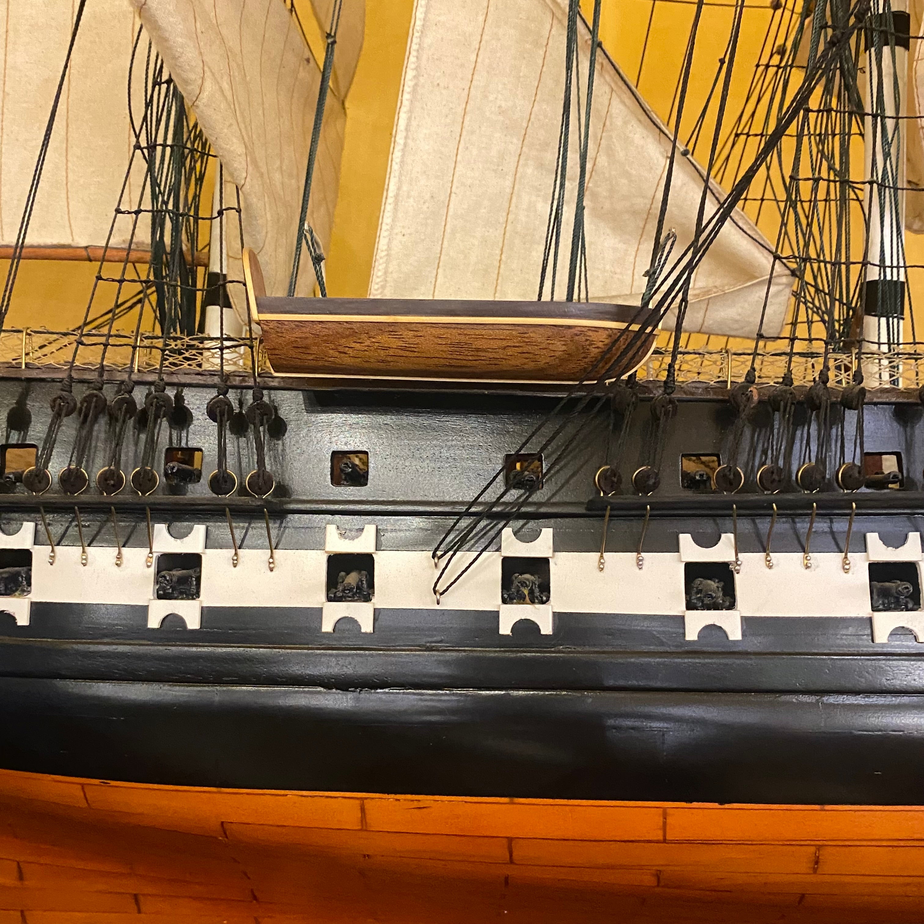 Large Vintage Model Ship