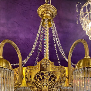 Very Large Empire Style Chandelier - SOLD