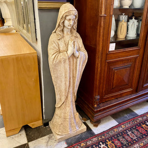 Beautiful Aged Marble Statue of Mary