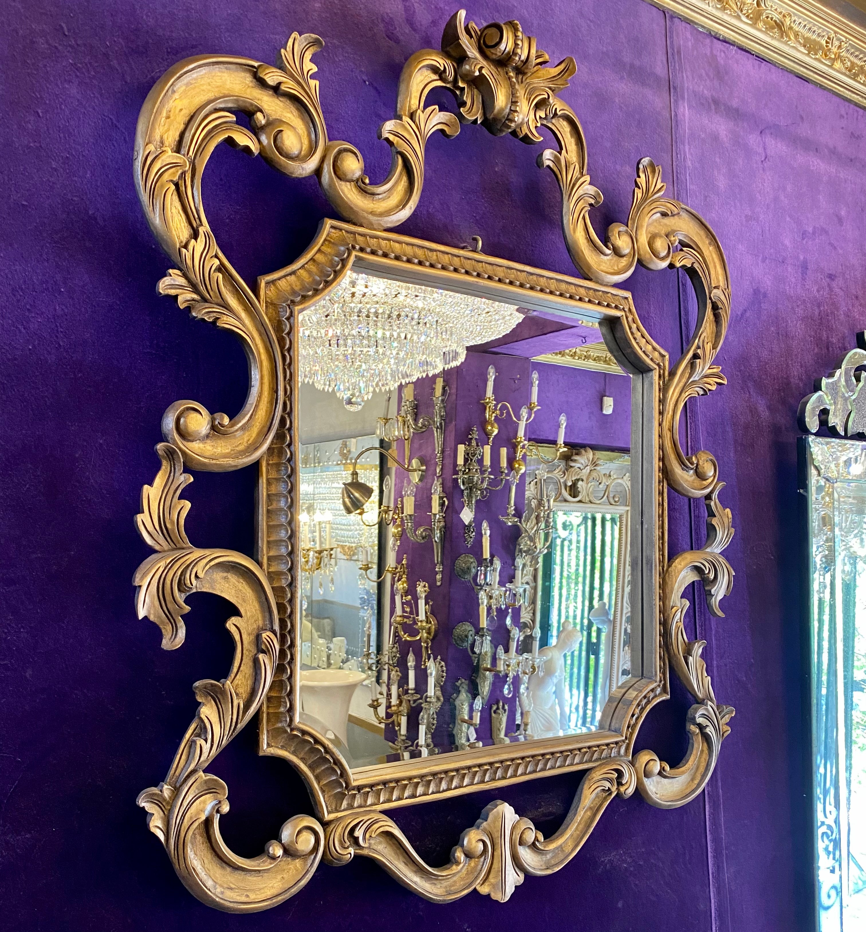 Unusual French Style Mirror - SOLD