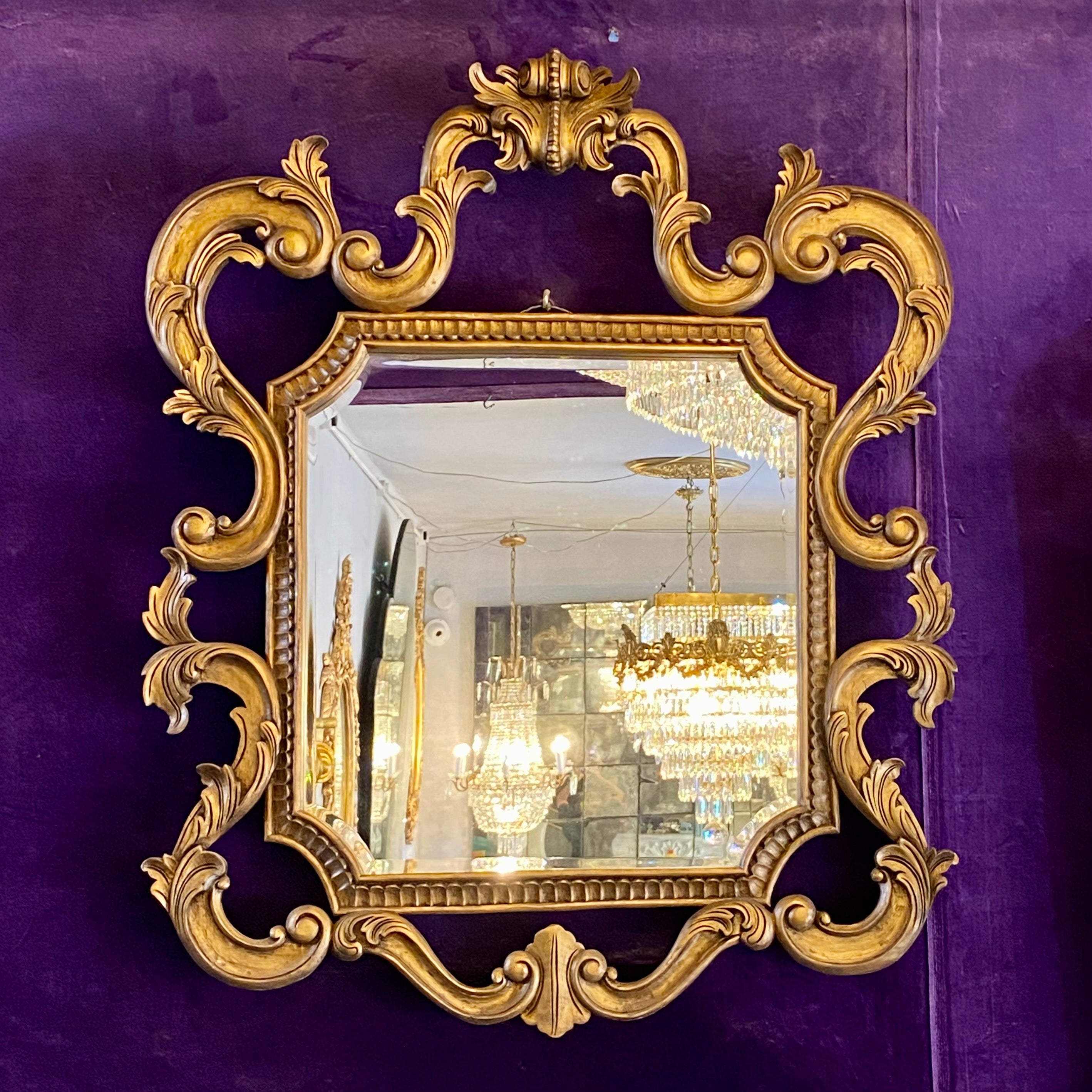 Unusual French Style Mirror - SOLD